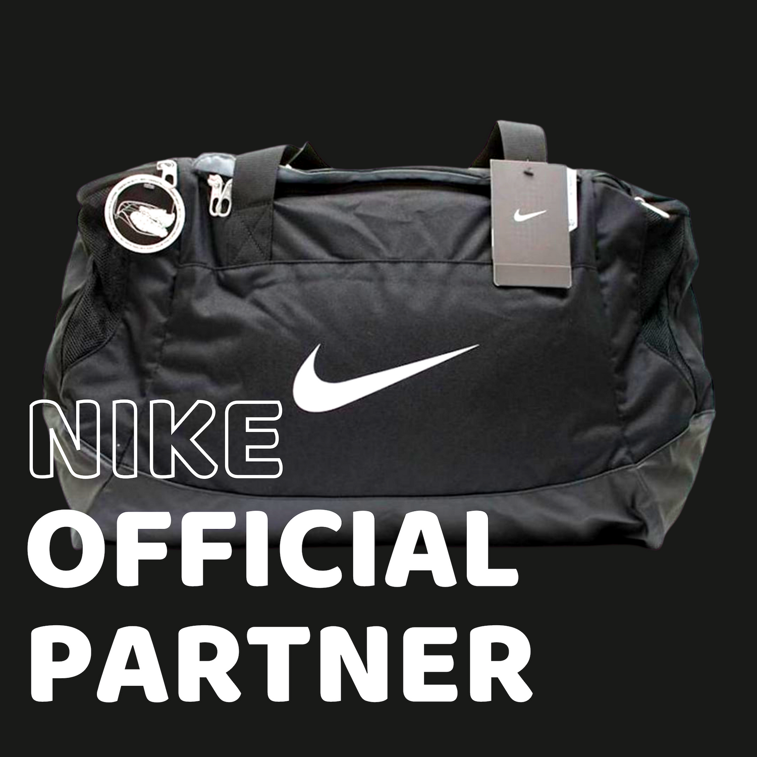 Official Nike partner black kit bag